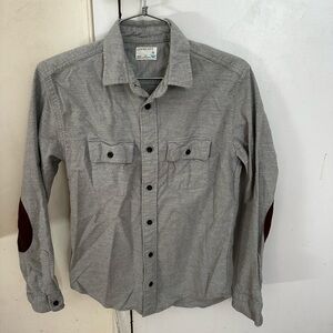 NWOT Boy’s Grey flannel J crew button shirt- size 14